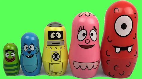 The yo gabba gabba nesting dolls surprise toys and play doh video 186 – Artofit