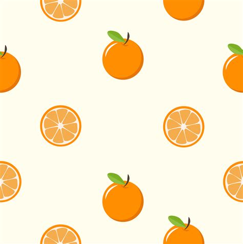 Orange fruit seamless pattern background 1876967 Vector Art at Vecteezy