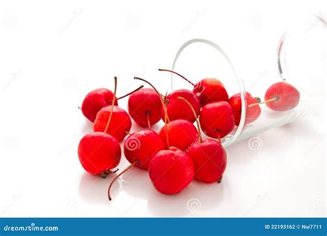 Cherry from a glass stock photo. Image of crop, temptation - 22193162