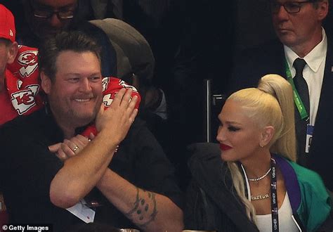 Gwen Stefani and husband Blake Shelton make live debut of new single Purple Irises during Super ...