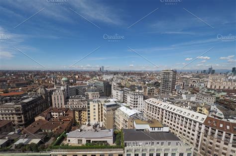 Aerial view of Milan, Italy | High-Quality Stock Photos ~ Creative Market