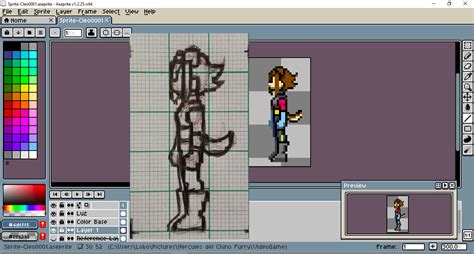 Pixelart with Milimetric Sheet - Artwork - Aseprite Community
