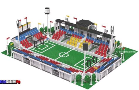 Soccer Football Stadium PDF Instructions | Lego football, Lego soccer ...