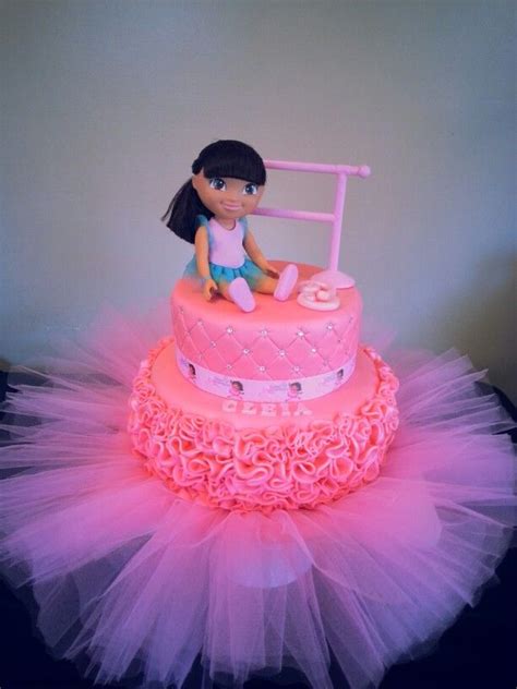 Dora ballerina cake Ballerina Cakes, Ballerina Party, 2nd Birthday ...