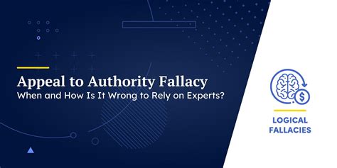 Appeal to Authority Fallacy: When and How Is It Wrong to Rely on Experts?