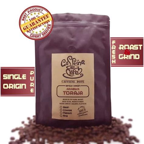 Jual Kopi Arabika Toraja 500 Gr Single Origin Bean/Biji & Ground/Bubuk - Bean di Seller Caffeine ...