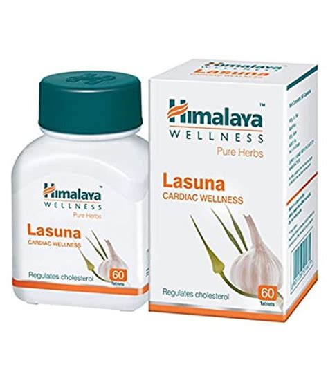 Himalaya Pure Herbs Lasuna Tablet 60 no.s Pack Of 5: Buy Himalaya Pure Herbs Lasuna Tablet 60 no ...