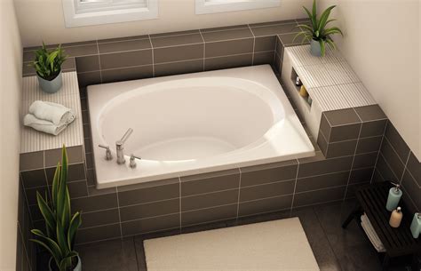 OV-4272 Drop-in bathtub - Aker by MAAX | Drop in tub, Bathtub surround, Built in bathtub