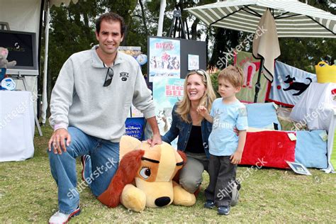 Pete Sampras Wife Brigette Wilson Son Editorial Stock Photo - Stock ...