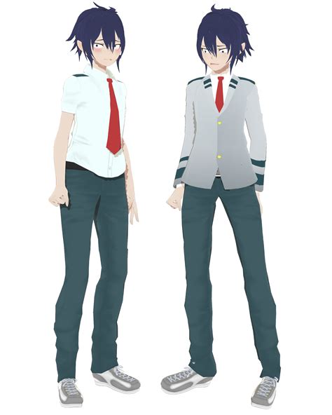 [ MMD ] Tamaki Amajiki - School Uniform by bakugos on DeviantArt