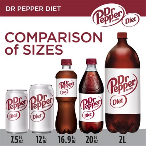 Diet Dr Pepper Soda Cans, 12 pk / 12 fl oz - Fry’s Food Stores