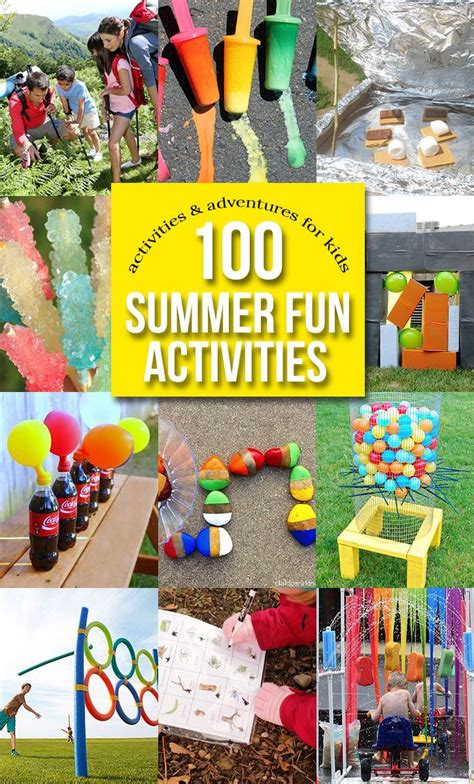 100 Ways to Have Fun With Kids Outside | Fun summer activities, Summer ...