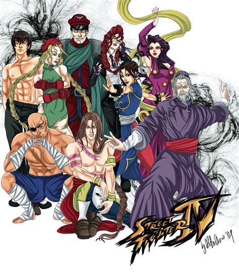 Street-Fighter-IV-Characters by MasterKenny on DeviantArt