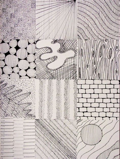 Pen Texture Examples | Texture drawing, Art inspiration, Texture