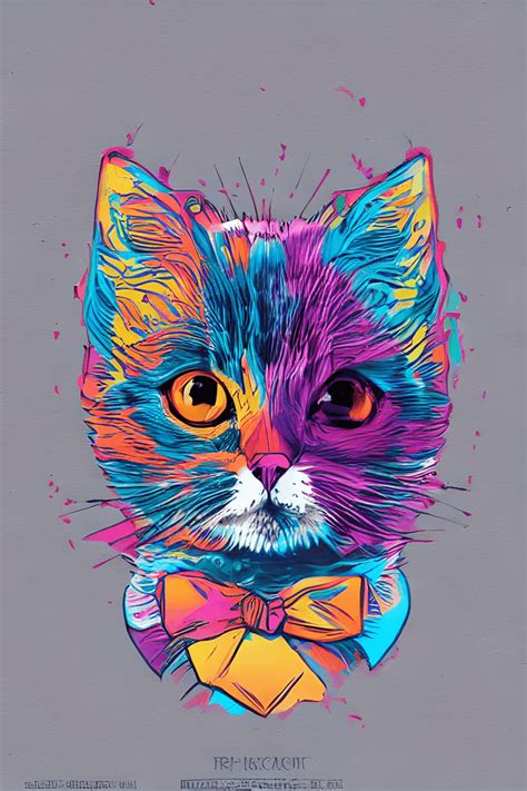 Cute Cat TShirt Design · Creative Fabrica