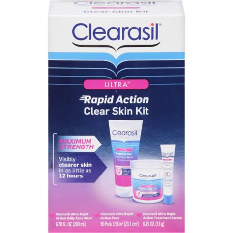 Clearasil Ultra Rapid Action Clear Skin Kit, 1 ct - Pick ‘n Save