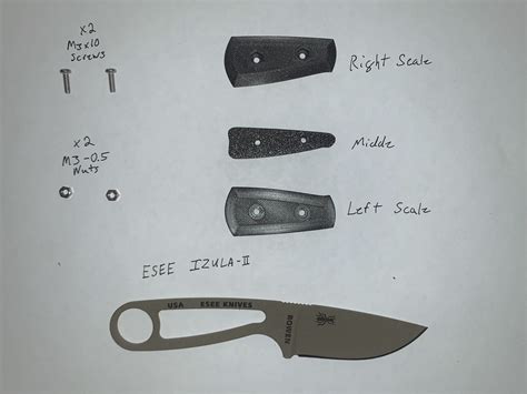 ESEE IZULA-II Scales by Nick Landis | Download free STL model | Printables.com