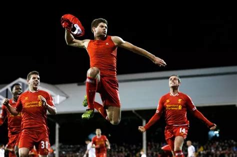 Steven Gerrard goal celebrations: Best pictures of the Liverpool FC ...