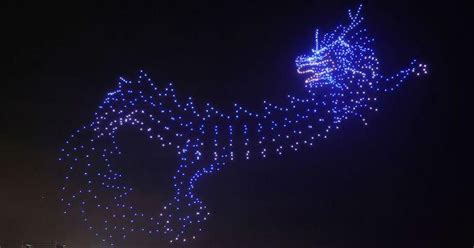 South Korea Celebrates the Year of the Dragon With Drone Show