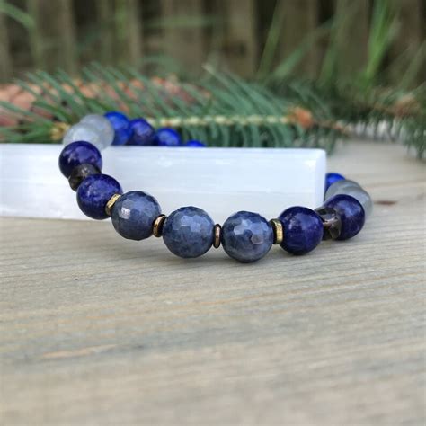 Libra Zodiac Gemstone Bracelet Genuine Sapphire Bracelet - Etsy