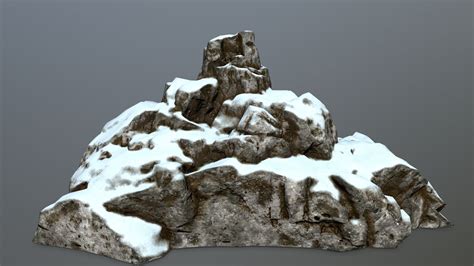 Rocas de nieve Modelo 3D $18 - .obj - Free3D