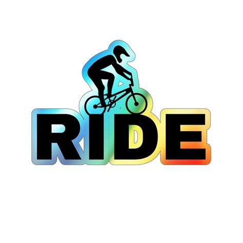 BMX Bike Holographic Sticker BMX Sticker Bike Sticker Bicycle Sticker ...