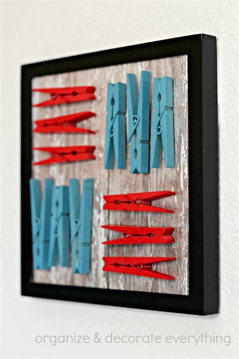 Clothespin Art - Organize and Decorate Everything