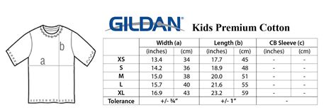 Gildan T Shirts Size Chart For Youth | Arts - Arts