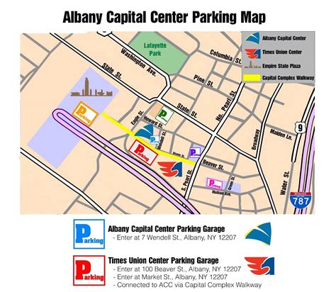 Albany Parking Map | Families Together in NYS