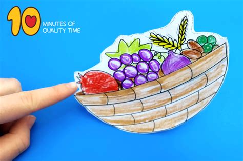 Fruit Basket Craft – 10 Minutes of Quality Time