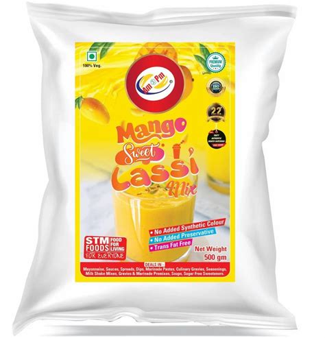 Powder Mango Sweet Lassi (Yogurt) Mix, For Restaurant, 500 Gm at Rs 250/pack in Noida