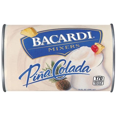 Bacardi Mixers Bacardi Mixer Pina Colada Can (10 fl oz) from Lunardi’s Markets - Instacart