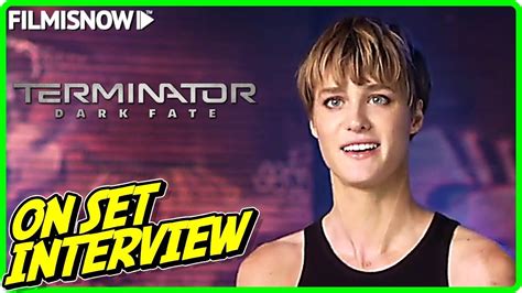 TERMINATOR: DARK FATE | Mackenzie Davis "Grace" On-set Interview ...