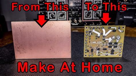 Make A Circuit Board, At Home! - YouTube