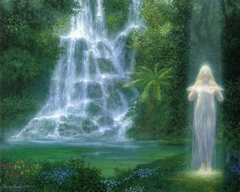 Gilbert Williams : The Offering | Visionary art, Sacred garden, Spiritual art