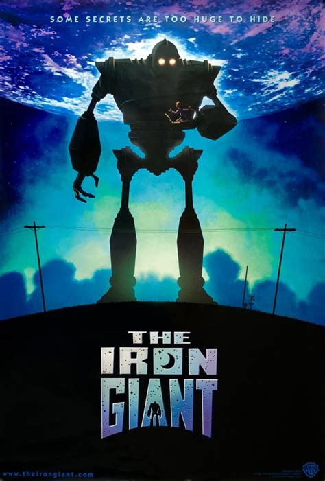 Original The Iron Giant movie poster - Brad Bird - Jennifer Aniston