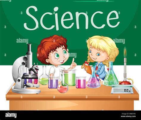 Students in the Science Class illustration Stock Vector Image & Art - Alamy