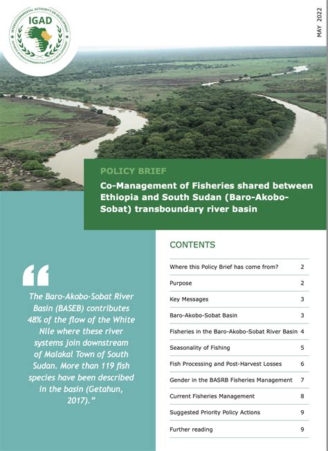 PolicyBrief - Ethiopia Transboundary Baro Akobo River Basin - IGAD