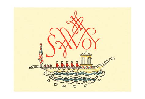 The Savoy, London 1975 Menu Art – Vintage Menu Art