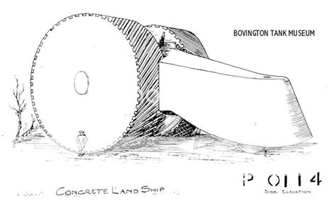 Concrete Big Wheel Landship - Landships WW1 Forum