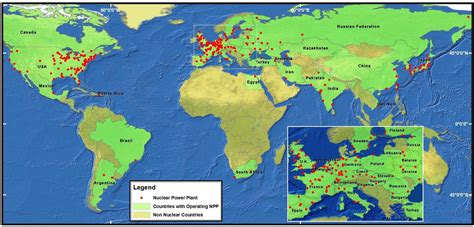 Location of Nuclear Power Plants in the World. [1968x945] : r/MapPorn