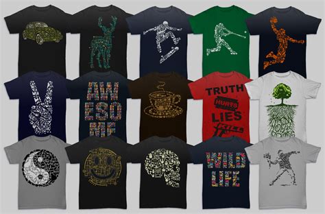 Abstract T-Shirt Designs Pack | Bypeople