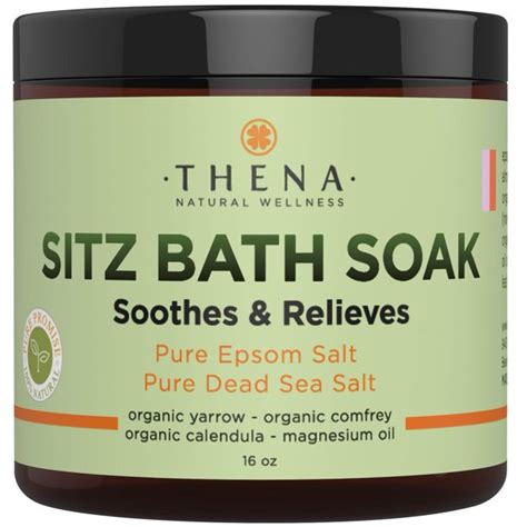 Best Organic Sitz Bath Soak For Postpartum Care Recovery & Natural Hemorrhoid Treatment, Soothes ...