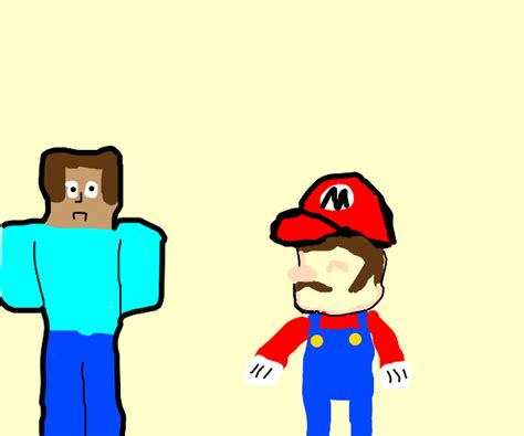 Steve in Smash Bros. - Drawception