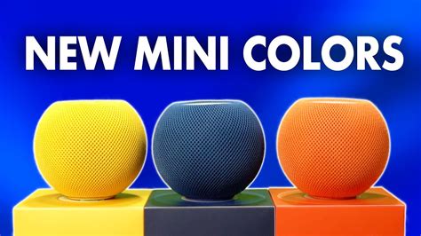 3 NEW HomePod MINI Colors YOU Need to SEE! - YouTube