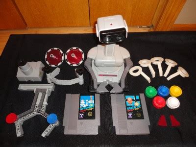 NINTENDO NES ROB THE ROBOT Complete Set with STACK UP AND GYROMITE, ACCESSORIES | eBay