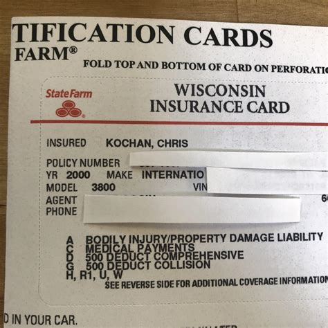 State Farm Full Coverage Insurance - State Farm Insurance Card Fill Online Printable Fillable ...