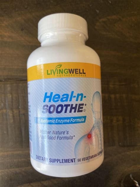 LIVINGWELL HEAL-N-SOOTHE DIETARY SUPPLEMENT- 90 Capsules, Exp 10/22, Free Ship! - Vitamins ...