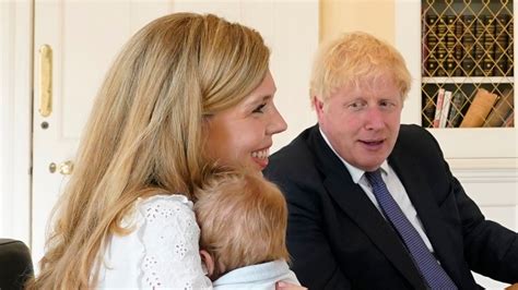 Boris Johnson pictured with son for first time as PM and partner speak to midwives | UK News ...