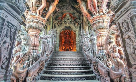 Entering the Sanctuary of Truth | Thailand photos, Thailand, Pattaya